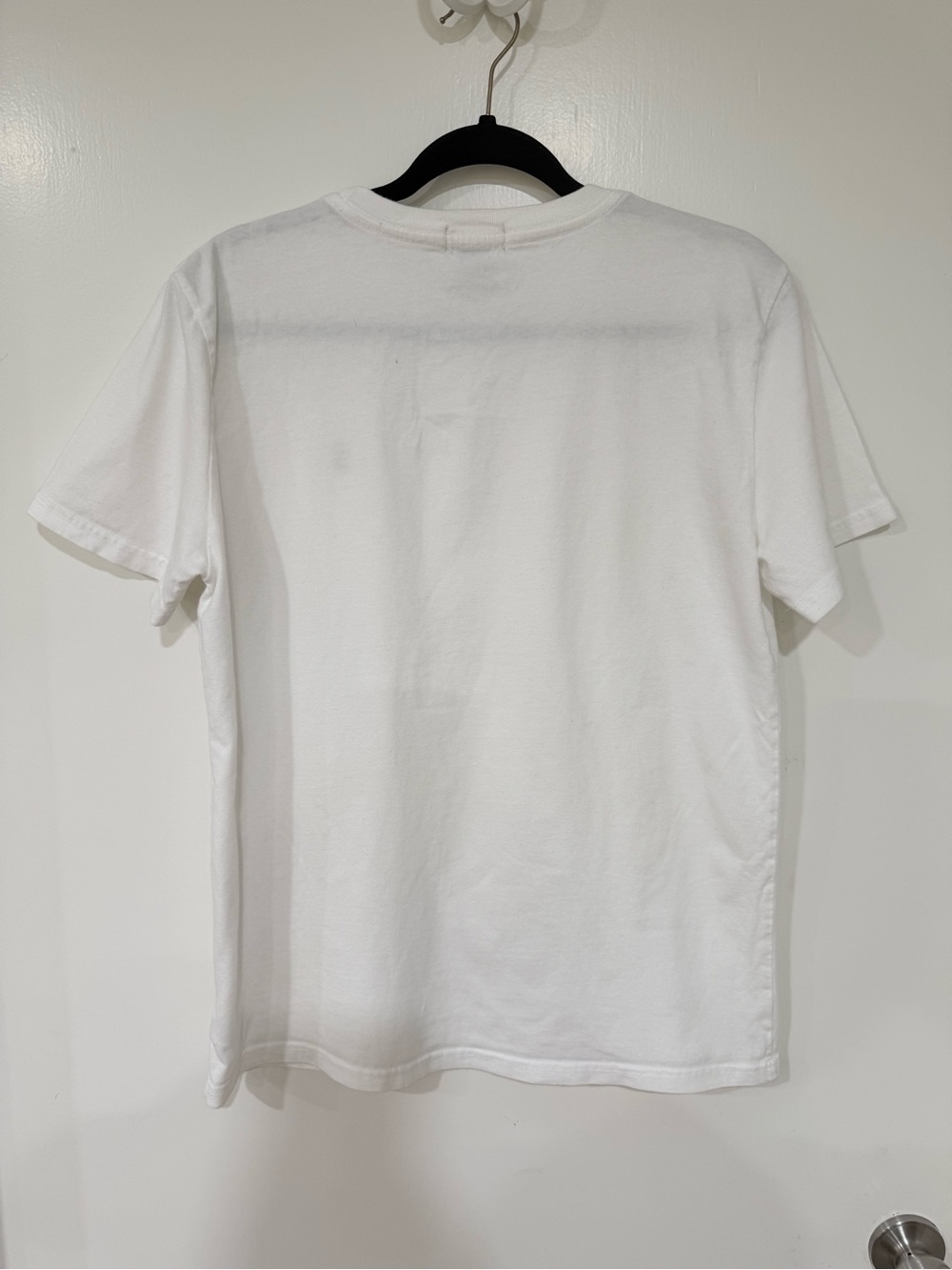 Polo by Ralph Lauren White Short Sleeve Crewneck Tee with Navy Pony - Picture 2 of 4
